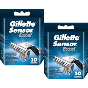 Gillette Sensor Excel Scheermesjes - 20 Stuks