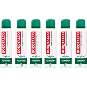 Borotalco - Deodorant - Spray - Original - 150ml x 6
