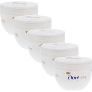 Dove - Silky Nourishment - Bodycrème - 5 x 300 ml - Voordeelverpakking