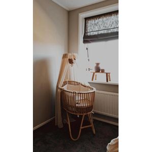 House of Tods - Rotan Wieg - Gaby - Handgemaakt - Kinderkamer - Babykamer - Interieur - Wiegjes