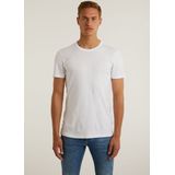 T-shirt BASE-B Wit (5211 357 007 - E10)