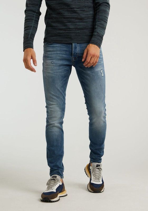 CHASIN' - Heren Jeans - Slim-Fit Jeans - Ego Crawford - Blauw