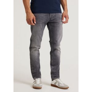 Crown James - Grijs - Tapered Fit Jeans - Heren - 5-pocket