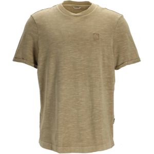 CHASIN' - Heren Loose Fit Fit - Eenvoudig T-Shirt - Brody Slub - Lichtbruin