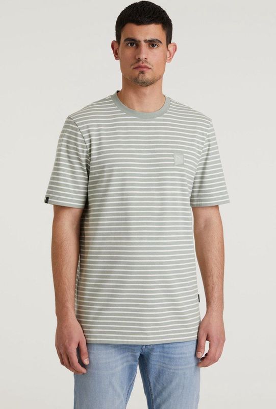 CHASIN' - Heren Regular Fit - T-Shirt Afdrukken - Shore - Midden Groen