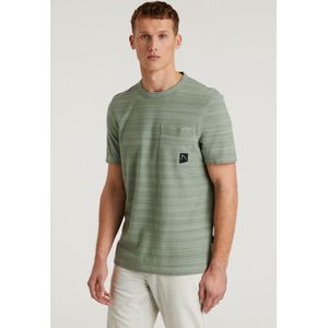 CHASIN' - Heren Regular Fit - Eenvoudig T-Shirt - Morrow - Groen