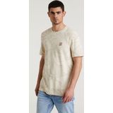 CHASIN' - Heren Regular Fit - T-Shirt Afdrukken - Wild - Off-White