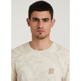 CHASIN' - Heren Regular Fit - T-Shirt Afdrukken - Wild - Off-White