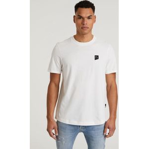 CHASIN' - Heren Regular Fit - Eenvoudig T-Shirt - Brody - Off-White