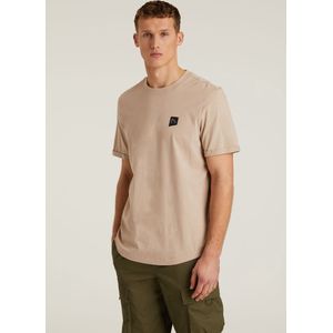 CHASIN' - Heren Regular Fit - Eenvoudig T-Shirt - Brody - Taupe