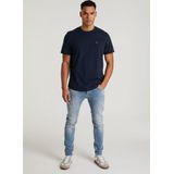CHASIN' - Heren Regular Fit - Eenvoudig T-Shirt - Brody - Off-White