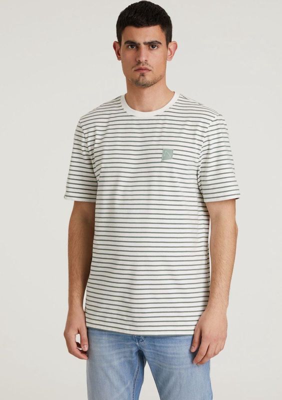 CHASIN' - Heren Regular Fit - T-Shirt Afdrukken - Shore - Groen