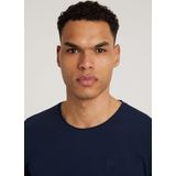 CHASIN' - Heren Regular Fit - Eenvoudig T-Shirt - Expand-B - Donkerblauw