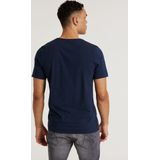 CHASIN' - Heren Regular Fit - Eenvoudig T-Shirt - Expand-B - Donkerblauw