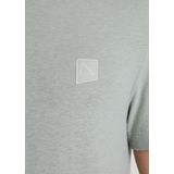 CHASIN' - Heren Regular Fit - Eenvoudig T-Shirt - Ethan Linen - Midden Groen