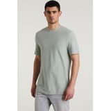 CHASIN' - Heren Regular Fit - Eenvoudig T-Shirt - Ethan Linen - Midden Groen