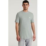 CHASIN' - Heren Regular Fit - Eenvoudig T-Shirt - Ethan Linen - Midden Groen