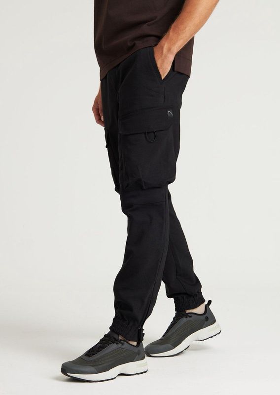 Rift Flow - Cargobroek - Technische Stretchstof - Zwart