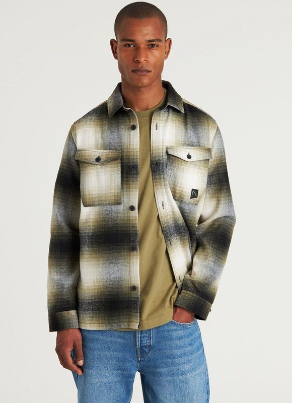 CHASIN' Stryke Montreal - Regular Fit Overshirt met Knoopsluiting