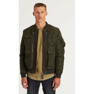 CHASIN' - Gebreide Trui - Donkergroen