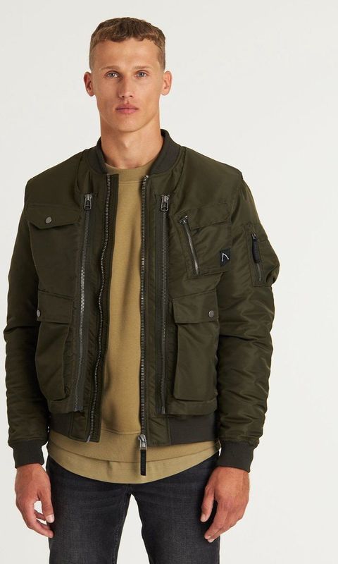 CHASIN' - Gebreide Trui - Donkergroen