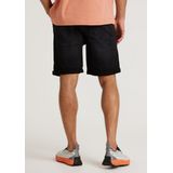 CHASIN' - Heren Korte Spijkerbroek - Crown. Trix - Zwart