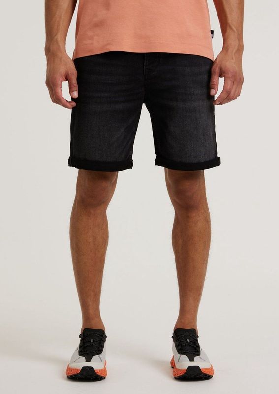 CHASIN' - Heren Korte Spijkerbroek - Crown. Trix - Zwart