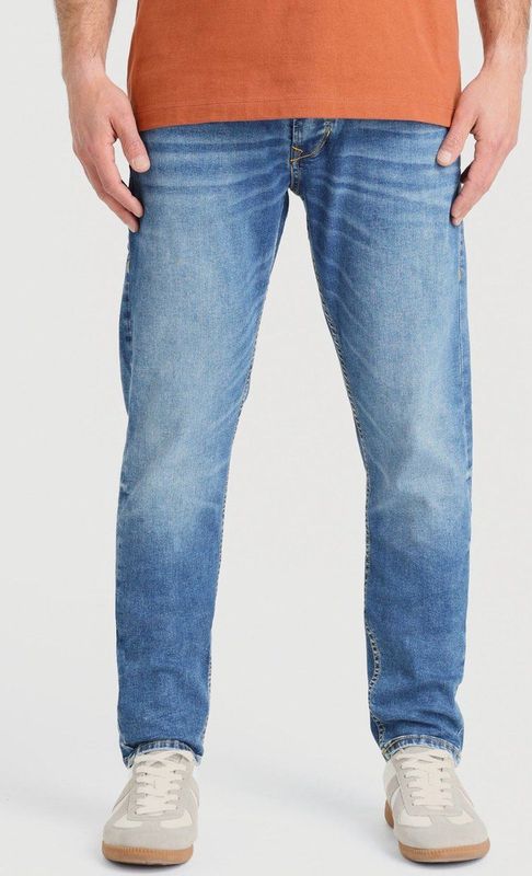 Jeans - Crown Blaze - Effen - Denim - Heavy Washed - Lang/maxi - Regular Pasvorm