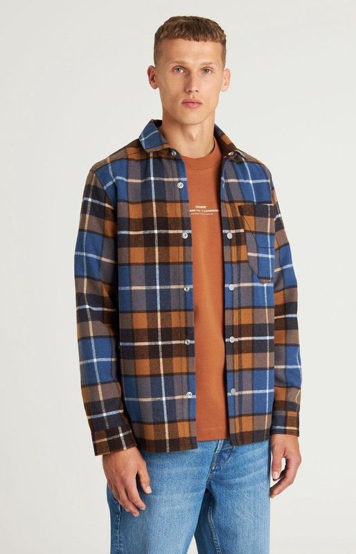 CHASIN' Bomberjack Donkerbruin - Opstaande Kraag en Ritssluiting