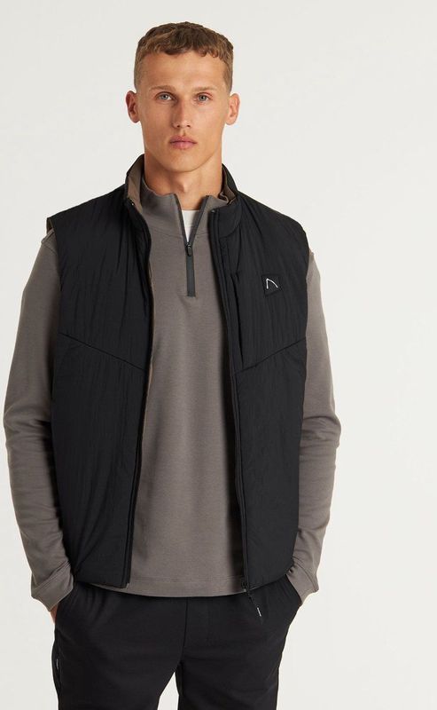 CHASIN Mercury - Dubbelzijdige Bodywarmer - Zwart en Bruin