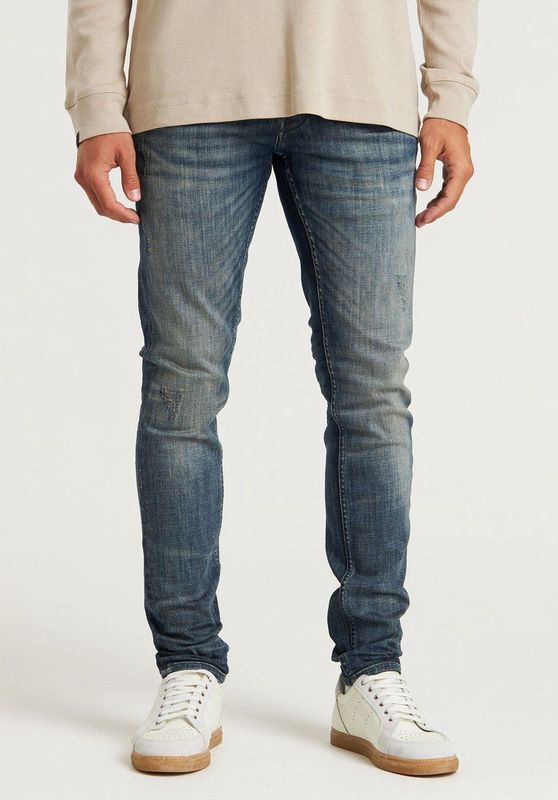 Chasin' Jeans Slim-fit jeans EGO Squid Donkerblauw