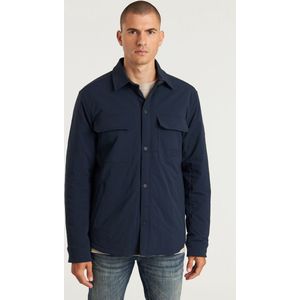CHASIN Zaine Quilted - Gevoerd Overshirt - Regular Fit - Zwart