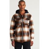 CHASIN' Heren Regular Overhemd Stark Kingston Donkerbruin