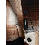 CHASIN' Heren Regular Overhemd Stark Kingston Donkerbruin