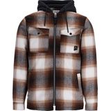 CHASIN' Heren Regular Overhemd Stark Kingston Donkerbruin