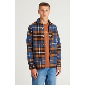 CHASIN' - Axel Mick - Overshirt - Bruin - Regular Fit - Geruit Patroon