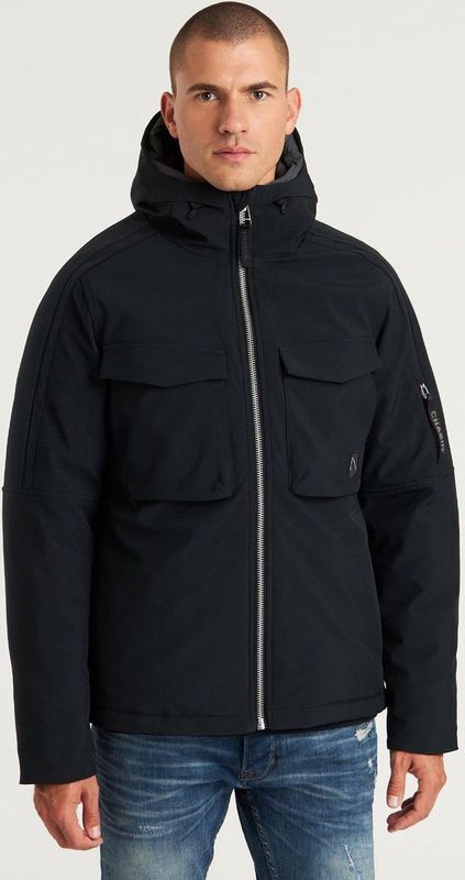 CHASIN' - Solar Shift - Pufferjacket - Zwart - Polyester-Mix - Waterafstotend