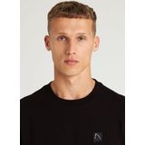 CHASIN' - Heren Regular Fit - Eenvoudig T-Shirt - Brody - Zwart