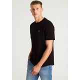CHASIN' - Heren Regular Fit - Eenvoudig T-Shirt - Brody - Zwart