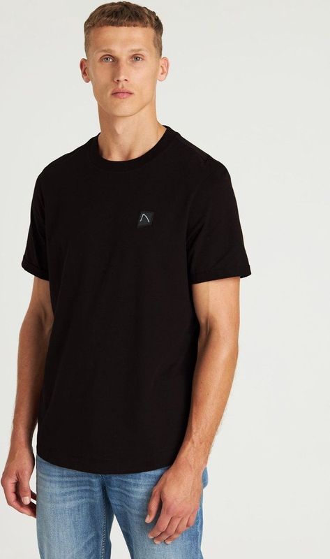 CHASIN' - Heren Regular Fit - Eenvoudig T-Shirt - Brody - Zwart