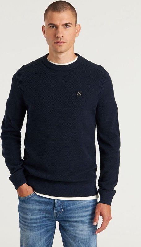 CHASIN' Heren trui - Basal Mixed - Donkerblauw
