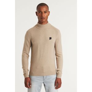 CHASIN' - Trace Mock - Trui - Lichtbruin - Regular Fit