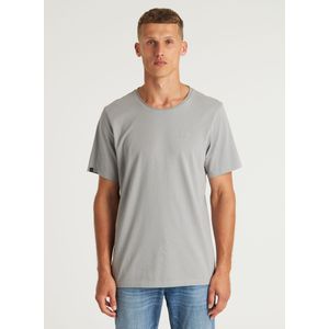 CHASIN' - Heren Regular Fit - Eenvoudig T-Shirt - Expand-B - Grijs