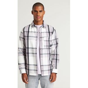 CHASIN' Axel Mick - Geruit Overshirt met Drukknoopsluiting