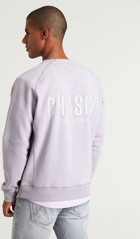 CHASIN' - T-shirt - Lila - Herenmodel - 100% Katoen - Korte Mouwen