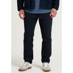CHASIN' Heren chino Stone. Dry Slim Donkerblauw