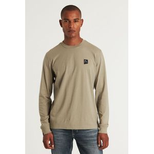 CHASIN' Heren Top met lange mouwen Ely Lichtgrijs
