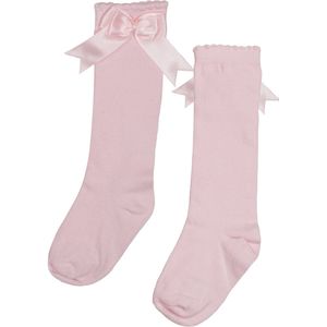 iN ControL 2pack Kniesokken met satijnen STRIK soft pink 19/22