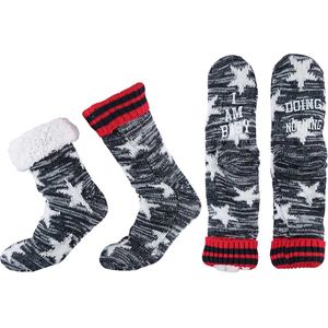 Homesocks met antislip - STARS - one size