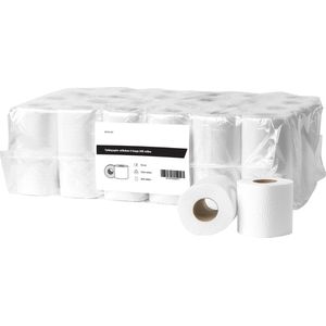 Toiletpapier - 12x4 rollen - Cellulose - 2 laags x 200 vellen - Grootverpakking